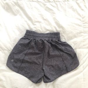 Lululemon Track That Mid-Rise Grey Shorts